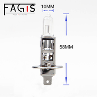 Bombilla de Faro Delantero para Automóvil H1 12v 55w de Fábrica, Lámpara de Coche con Cristal de Cuarzo