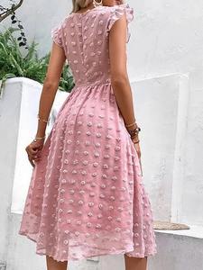 Robe longue indienne faite à la main en coton imprimé floral tenue de fête pour femme élégante avec cadeau de mariée personnalisé vente de logo avant - Product Image 3