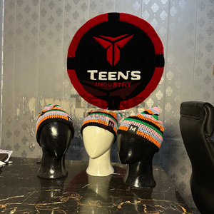 Gorro de Mohair Jacquard de Primera Calidad, Tejido, con Logotipo Personalizado Acrílico Y2K, Impresión Digital, Unisex, Invierno, Servicio OEM - Product Image 4