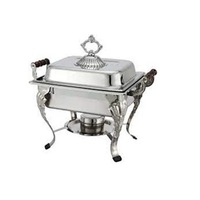 Silver Shiny Finished Catering Service Silber Chafing Dish mit Stand Buffet Food Warmer Pot Esstisch Serviert eller