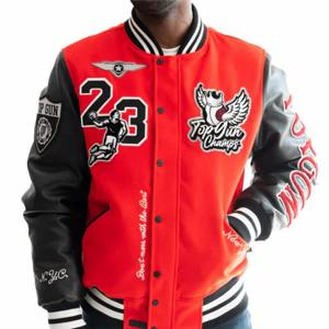 Chaquetas Varsity Casuales para Hombre, Hechas en Pakistán, con Cuello Alto Delgado y Largo, Transpirables, Recubiertas, Ecológicas, Personalizadas y Más Vendidas - Product Image 6