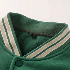 Veste de sport vintage pour homme 2025, broderie verte, col montant, tissu enduit sur le devant, couleurs et tailles personnalisables - Product Image 3