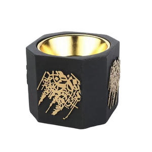 Soporte de incienso de madera de varios tonos, quemador de incienso islámico, juego de Mubkhar para regalo - Product Image 1