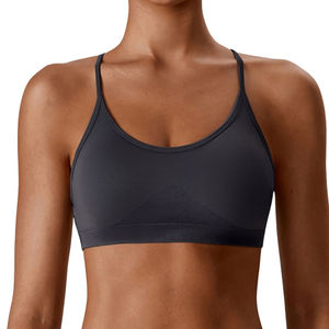 Sujetador deportivo transpirable de alta calidad para adultos Diseño de patrón sólido único Estilo simple - Product Image 5