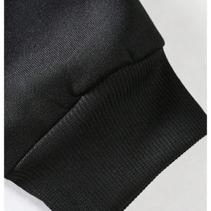 Sweats à capuche pour homme 100% haute qualité hommes bicolore lambrissé broderie patchs surdimensionné éponge cordon capuche pull sweat - Product Image 5