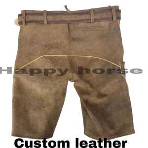 Custom Trachten Kneibund Lederhose/Trachten Bavarian Pants Custom Lederhosen Real Leather Short Lederhose para hombres 2025 - Product Image 5