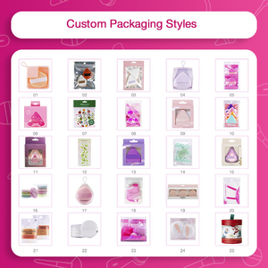 Vente en gros de mini houppette cosmétique avec logo personnalisé Fournisseur fiable Solution clé en main - Product Image 3