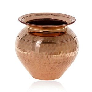 Ustensile en cuivre de qualité anti-rouille, design Lota en cuivre massif, pour boire de l'eau à la maison, provenant d'un fournisseur indien - Product Image 4