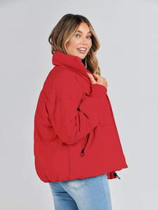 Veste matelassée en coton respirant pour femme avec capuche pour les sports d'hiver et les activités de plein air - Légère et douce - Product Image 3