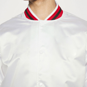 Vestes en satin pour hommes sur mesure avec logo, coupe-vent avec toucher satiné, motif de couleur pour l'hiver - Product Image 5