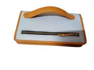 กระเป๋าคลัทช์หนังแท้คุณภาพสูงสำหรับสุภาพสตรี MOQ ต่ำ - Product Image 5