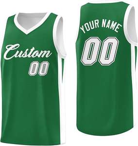 Ensemble de maillots de basket-ball réversibles personnalisés, respirants et imprimés pour les vêtements de votre équipe - Product Image 2