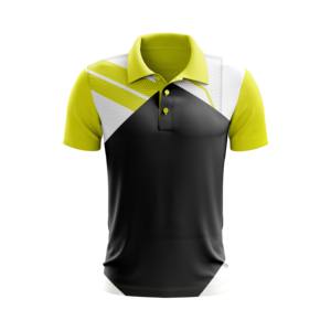 Polo multicolore en tissu pur, Logo OEM, taille personnalisée, vente en gros, col Polo à manches courtes de haute qualité - Product Image 1