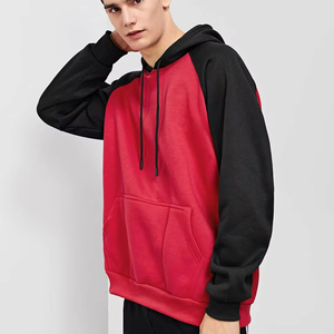 Vente en gros de sweats à capuche surdimensionnés pour hommes, 100% coton, bicolores, à séchage rapide, logo personnalisé, OEM, streetwear - Product Image 1