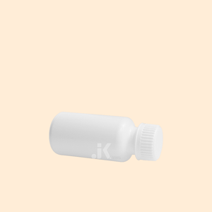 HDPE Syrup Bottle 30ml with Screw Lid White Vietnam Factory OEM ODM Service Best Quality M0303 - Product Image 2