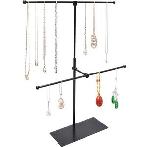 Soporte de exhibición de joyería de madera y metal de mejor diseño, pegatina hecha a mano, logotipo de serigrafía, diseño de embalaje, pequeña característica personalizada - Product Image 3