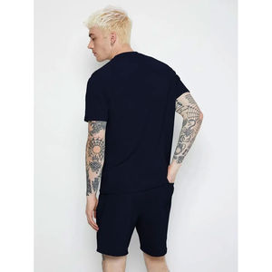 เซ็ตกางเกงขาสั้นสำหรับผู้ชายชุดกางเกงขาสั้นผ้าฝ้าย100% ออกแบบโลโก้ได้ตามต้องการ - Product Image 2