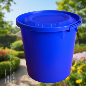 <b>Plastic</b> Storage Bin Rotating <b>Stacking</b> Container PP Blue 400x280x180mm - Product Image 3