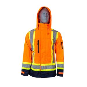 Chaqueta y Pantalón de Trabajo Ligeros, Resistentes al Desgarro, de Alta Visibilidad, con LED Reflectantes, Impermeables, para Invierno y Seguridad - Product Image 5