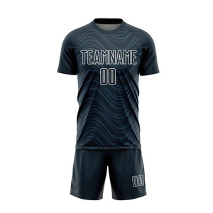 Meilleur design personnalisé, couleur et taille, maillot de football à manches courtes respirant, uniforme de football léger fabriqué en usine - Product Image 2
