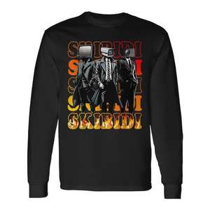 Sweat-shirt à manches longues Skibidi Tiviman Birthday Boy pour enfants et adultes, sweat-shirt promotionnel pour enfants et adultes - Product Image 1