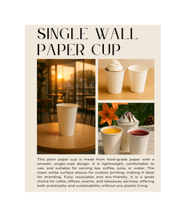 Vasos Desechables de Papel Puro de Lujo Nexo de 480 ml, Tapa Antiderrames CPLA, Doble Pared, Reciclables, Aptos para Microondas - Product Image 4