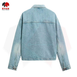 Chaqueta Vaquera Casual para Hombre con Estilo Moderno, Tela Suave al Tacto, Diseño Inspirado en la Moda Urbana - Product Image 6