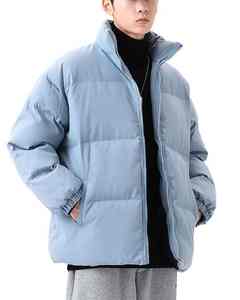 Veste chaude d'hiver de haute qualité veste en duvet extérieure épaisse veste personnalisée confortable et élégante à manches bulles veste pour hommes - Product Image 3