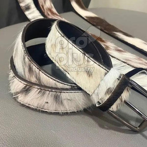 Ceinture en cuir de vache décontractée pour hommes - Douce, confortable, durable, écologique, boucle en acier - Product Image 6