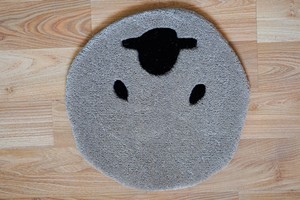 Alfombra de lana cómoda y acogedora, alfombras y juegos de Área del fabricante para sala de estar, alfombras de dormitorio, patrón de estampado de animales para un hogar cálido - Product Image 5