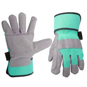 Guantes de Trabajo de Cuero Vacuno Cómodos, Antiestáticos, Resistentes a la Abrasión y al Desgarro, Sin Silicona - Product Image 2