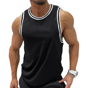 2023 nuovo sport Fitness canottiere palestre da uomo allenamento senza maniche camicia da uomo estate ampia canottiera <span class=keywords><strong>basket</strong></span> uomo che corre - Product Image 3