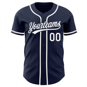 Personalizable Mujeres Malla Cheerleading Mexico Venta al por mayor a rayas Custom Tackle Twill Hombres Reversible Custom Baseball Jersey - Product Image 2
