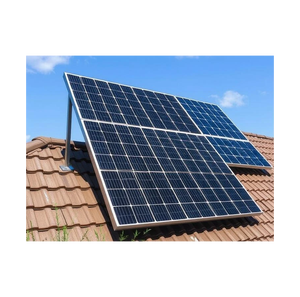 Paneles Solares Bifaciales de Montaje en Suelo de 600 Vatios, Módulo con Lámina Trasera Transparente y Marco Resistente a la Corrosión - Product Image 3