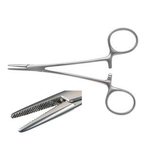 Portaagujas de Precisión Halsey de 13 cm |   Instrumento Médico Manual de Acero Inoxidable para Sutura |   Herramienta Quirúrgica de Alta Calidad - Product Image 3