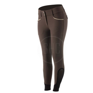 Jodhpurs d'équitation pour femmes de haute qualité, en spandex/polyester, respirants, à séchage rapide, confortables, en vente en ligne - Product Image 4