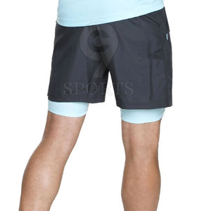 กางเกงขาสั้นผ้ายืดปิดเอวปานกลางแบบลำลองโลโก้ออกแบบได้ตามต้องการ - Product Image 3