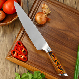 Vente en gros de couteau de service personnalisé OEM ODM de qualité supérieure couteau de cuisine damas tranchant pour légumes en acier inoxydable couteau de chef - Product Image 1