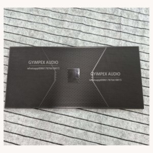 Malla metálica perforada negra de calidad para parrilla de altavoz con logotipo personalizado Cubierta de malla de rejilla de altavoz Parrilla de altavoces - Product Image 2