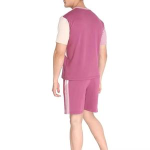 Chándal cortavientos de dos piezas con bordado personalizado para hombre, pantalones cortos de nailon poliéster hasta la rodilla y conjuntos de manga corta 2026 - Product Image 4