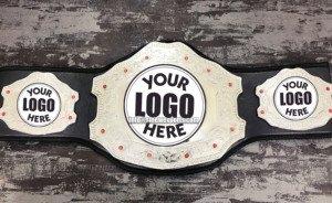 Cinturones de campeonato MMA juveniles personalizables para boxeo con correa de cuero personalizable para Taekwondo Jiu-Jitsu Judo - Product Image 4