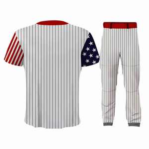 ชุดเบสบอลแบบสั่งทำพร้อมพิมพ์ลายแบบซับลิเมชั่นเต็มตัว ทั้งเสื้อและกางเกง สำหรับทีมเบสบอล - Product Image 2