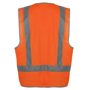 Gilet de sécurité réfléchissant haute visibilité OEM 120g/M2, veste de sécurité pour la construction, veste de sécurité pour la conduite routière, veste de sécurité réfléchissante pour le travail - Product Image 6