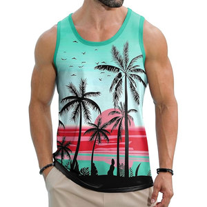 เสื้อกล้ามโชว์กล้ามแขนกุดลำลองสำหรับผู้ชาย, เสื้อกล้ามสำหรับเล่นฟิตเนสถักนิตติ้ง - Product Image 6