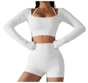 Mono deportivo de una pieza para mujer, mallas de yoga, ropa de entrenamiento Sexy, venta al por mayor - Product Image 1