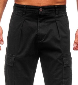 กางเกงคาร์โก้สำหรับผู้ชายทำจากวัสดุที่ดีที่สุดมีโลโก้/สีป้องกันรอยยับของผู้ชาย - Product Image 5