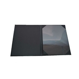 Vente en gros de porte-certificats au design élégant super moderne noir fabriqué en Inde - Product Image 1