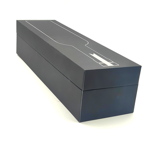 Custom printed logo folding cardboard magnetic gift <b>boxes</b> luxury packaging for wine whiskey and <b>champagne</b> bottles - Product Image 1