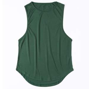 Fabricants Débardeur Luxe Impression Personnalisée Anti-rides 100% Polyester Logo Personnalisé Poids Lourd Uni O Neck Blank Top Oversize - Product Image 2