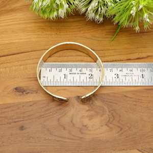 Mandala art <b>adjustable</b> golden silver designer <b>bracelet</b> bangle, vintage ethnic wear bangle jewellery. - Product Image 3